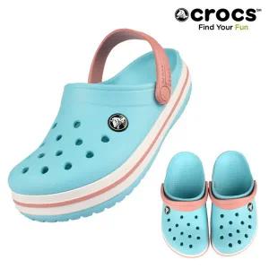 CROCS 크록밴드 클로그K 키즈 207006-4S3 아이스블루 C
