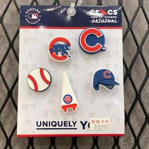 [크록스] HC02 MLB 시카고 컵스 JIBBITZ 세트 매장발송 신발 꾸미기 악세사리 참 파츠 1 (S34168747)