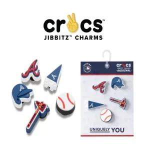 [크록스 본사] 지비츠 참 MLB 애틀랜타 브레이브스 5PACK 10012710 [백화점 정품]