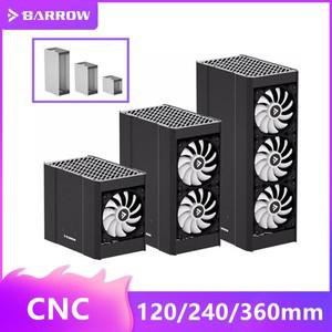 Barrow 외부 라디에이터 수냉 도크 ITX 케이스 듀얼 240 360mm DDC 펌프 저장소 선풍기 소프트 튜브 피팅