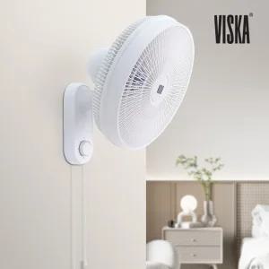 비스카 벽걸이 팬 서큘레이터 다이얼 선풍기 (VK-102FW)