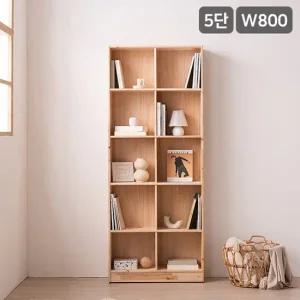 삼익가구 우디 800 5단 삼나무 원목 책장