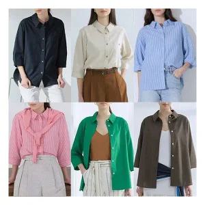 25SS 최신상 프렌치 린넨 블렌디드 리얼 썸머 셔츠 3종 FM251F0301SH 258672