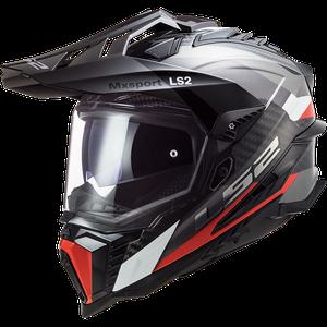 LS2 오토바이 카본 헬멧/투어링헬멧/LS2 MX701 EXPLORER FRONTIER G.TITANIUM RED