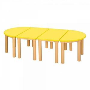 안전 H47-3 (기본다리-530mm) 노랑 책상(노랑테두리) 유치
