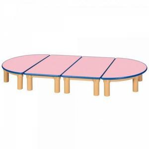 책상 H46-2 분홍 안전 (기본다리-240mm) 영아