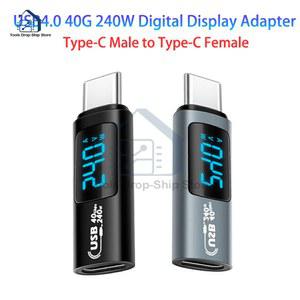 36V USB 디지털 유형 테스터 PD240W 커넥터 측정기 인터페이스 고속 어댑터 전압 전류 전력 충전