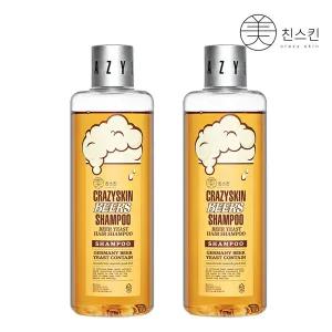 [미친스킨] 맥주효모 샴푸 300g 1+1 + 여행용 파우치 6매