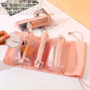 여행용 화장품 메이크업 수납 정리 롤 가방 파우치