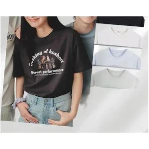 [폴햄]{매장정품} 폴햄 여성 코숏 쿨텐션 빅그래픽 반팔 티셔츠PHF2T40 868369