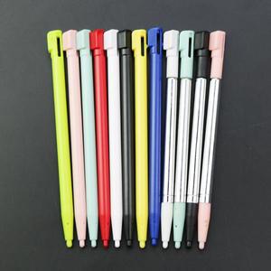 NDSi 러스 펜 터치 대 한 12Pcs 믹스 스크린 Nintend DSI 플라스틱 교체에 금속 텔레스코픽