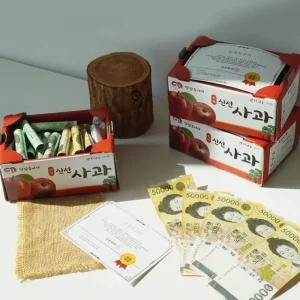 반전 미니 사과 돈 용돈 박스 상자 시즌2