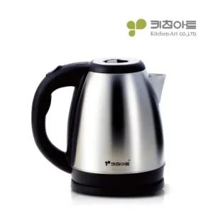 키친아트 스텐304 오브제 전기주전자 전기 무선포트 1.5L