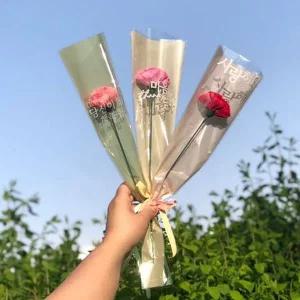 [셀러에이드]카네이션 비누꽃 한송이 꽃다발 카네이션비누꽃 GWM