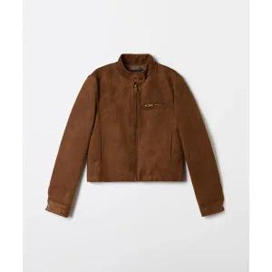 SPAO 스파오 [신세틱레더] 여성 스탠칼라 스웨이드 재킷_SPJLF49W14 581984