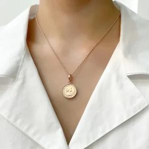 오팔하우스 925Silver 양면 코인 목걸이 OPHEN179