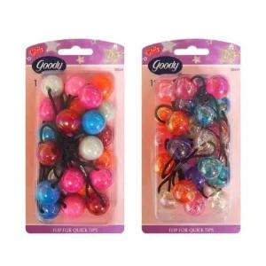 goody 펄 방울 머리끈 12P NO_32549 랜덤 발송 구디 goody 펄 방울 머리끈