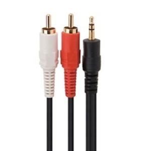 2RCA TO 3.5AUX 변환 Y자 오디오짹 5M 스테레오 케이블