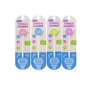 에디슨 혀클리너 핑크,퍼플,블루,그린 4개 SET 입냄새 백태제거