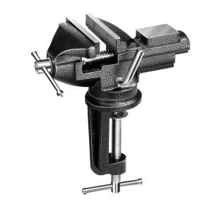 360도 회전 다크블랙 탁상용 바이스 80mm 클램프 테이블 바이스 작업대