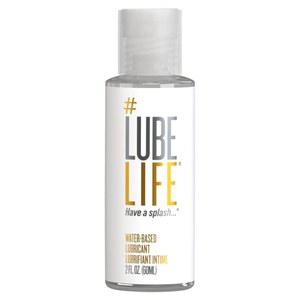 LubeLife 수성 개인 윤활제, 남성, 여성 및 커플용 윤활제, 무염색, 2 Fl Oz