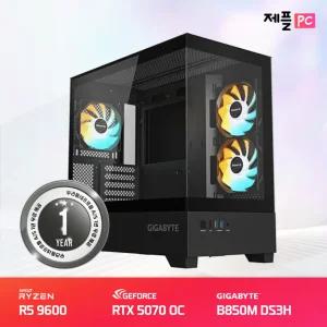 AMD 라이젠5-6세대 9600 B850M DS3H RTX 5070 EAGLE OC SFF D7 12GB NVIDIA STUDIO N03