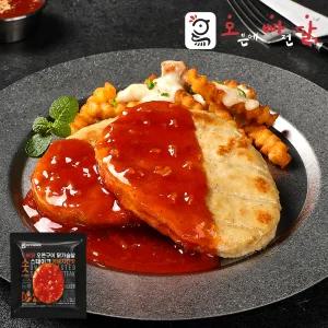[오빠닭] 오븐구이 닭가슴살 소스 스테이크 양념치킨맛 100g 4팩