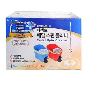샤크3 퍼펙트 페달 스핀 클리너 회전탈수기 밀대걸레 마대 가정용 자루 청소기 바닥 사무실