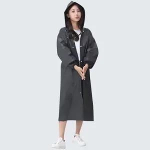 고급 시보리 있는 휴대용 일회용 비옷 레인코트 우의
