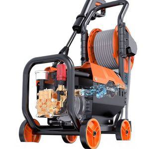 엔진 고압세척기 200bar 워터펌프 무선 구리 고압력 세차 유선