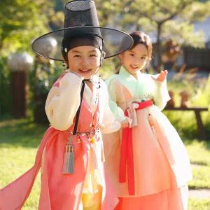 [롯데백화점]모리앙한복 복숭아머무른 남아한복