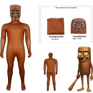 이탈리안 브레인롯 퉁퉁퉁퉁사후르 코스튬 추상 점프수트 무대 퍼포먼스용 코스프레 이벤트 의상