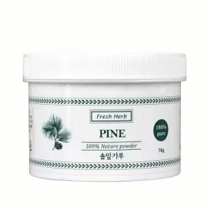 솔잎가루 70g 마스크팩 침엽수 가루 얼굴 팩 파우더 뷰티 제품 피부관리 자연 재료 보습