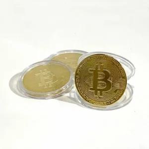장식 동전 기념주화 생활용 모형  비트코인 3종 (48k8O)