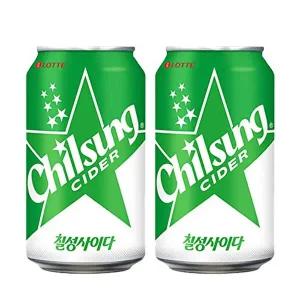 [롯데칠성음료]칠성사이다 355mL 24캔