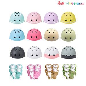 WHEELERS 아동 어린이 인라인 스케이트보드 헬멧+보호대 세트