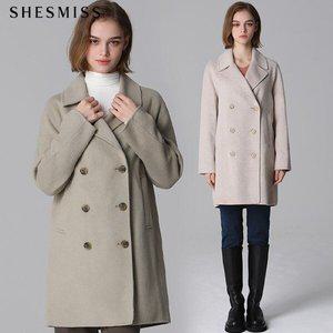 [쉬즈미스]SHESMISS)] 울 아웃포켓 핸드메이드 코트 (택가격:578000원)