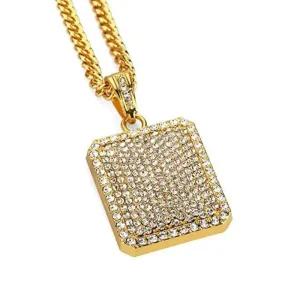 패션 방아끈 다이아로고 힙합목걸이OC