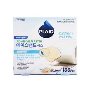 에이스 원형 롤 밴드 1통100매 주사 지혈 반창고