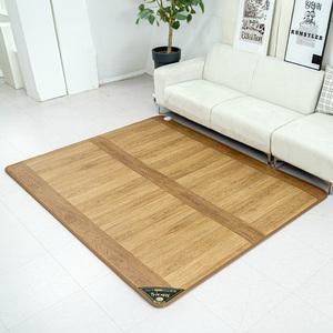 한일의료기 거실 전기장판 두꺼운 모노륨 전기매트 17mm 초특대형 분리난방 300x180cm 대청마루