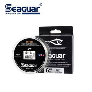 카본줄 SEAGUAR TATSU 플루오로카본 낚싯줄 Linhas Pesca 탄소 섬유 모노필라멘트 담수 낚시 도구 6LB 12LB 183M
