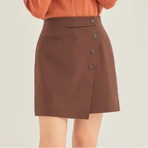 언발란스 미니 스커트 (RMWHA4901B-T)