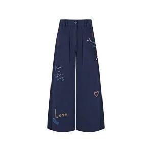 [MAX MARA]25FW 로투스 LOTUS 로고 팬츠 울트라마린 2525136011 002