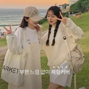 핫핑 [4컬러][3사이즈] 크루니 오버핏 라운드넥 맨투맨티셔츠