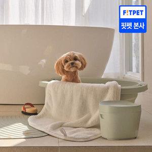 헤이테일 강아지 고양이 수건 목욕타올 펫타올 극세사수건 L