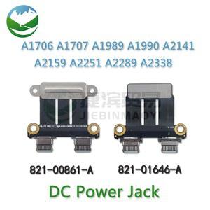 맥북용 전원 DC 잭 USB C 커넥터, 프로 A1706, A1707, A1990, A2141, A2251, A2289, A2338, IN 2016-