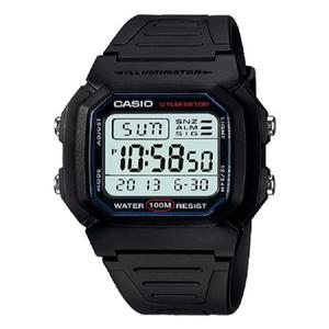 카시오 CASIO W-800H-1A 군인 전자 우레탄 손목시계