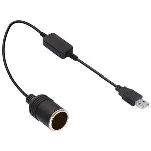 시거잭 변환기 USB 아답터 12V 전압 변환 5V 35cm 1개입
