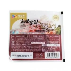 목우촌 허브갈릭 훈제오리 슬라이스 210g x 4팩 + 소스 2봉