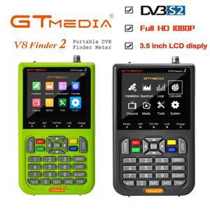 GTMEDIA 위성 파인더 계량기 DVB-S2X 미디어 플레이어 고화질 TFT LCD 화면 1080P gtmedia V8 파인더 2 3.5